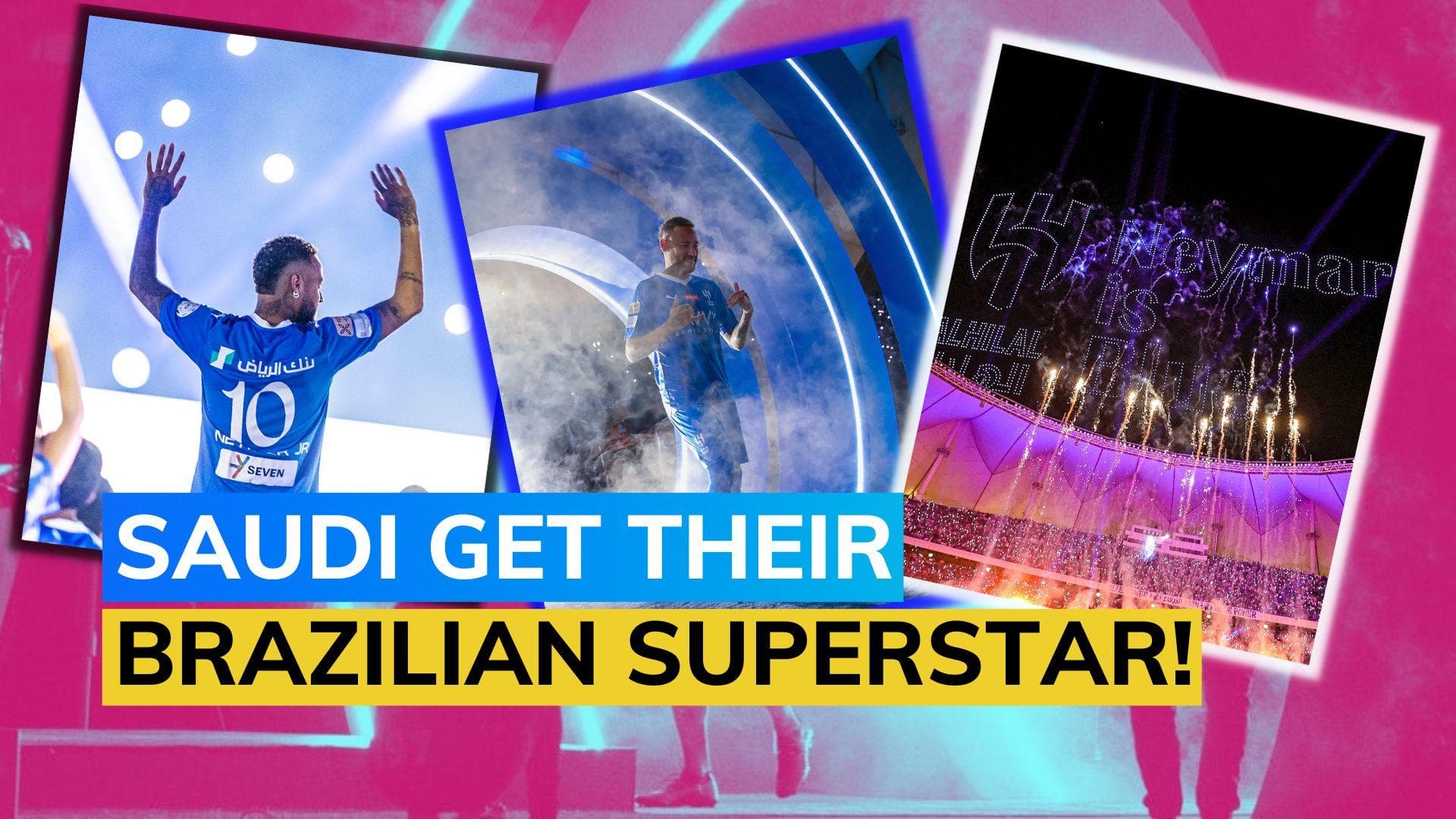 WATCH! Al Hilal unveil mega-signing Neymar to packed stadium in Riyadh