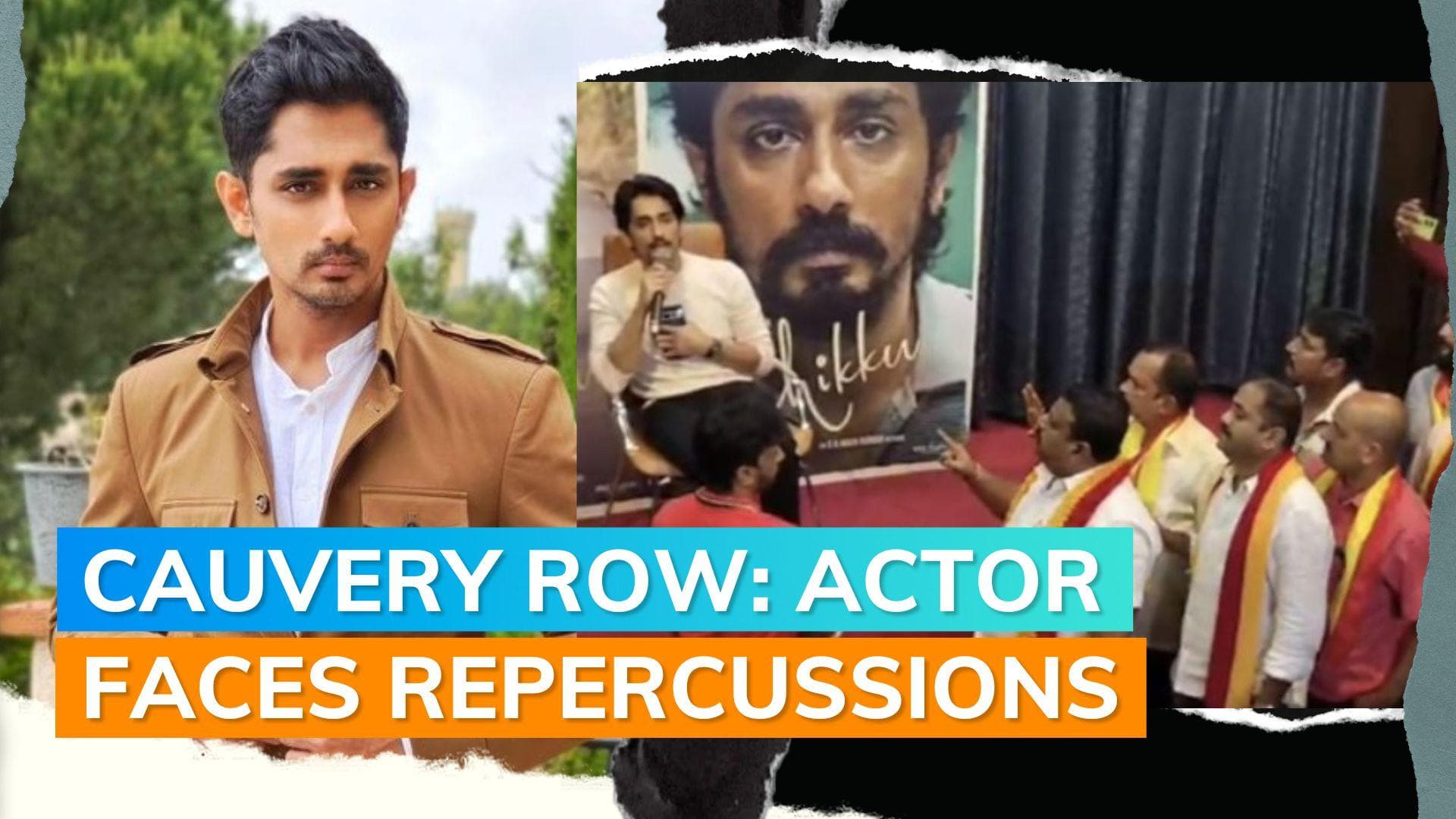 'Chithha' promotions: Siddharth forced to leave event midway as pro-Kannada protestors create ruckus