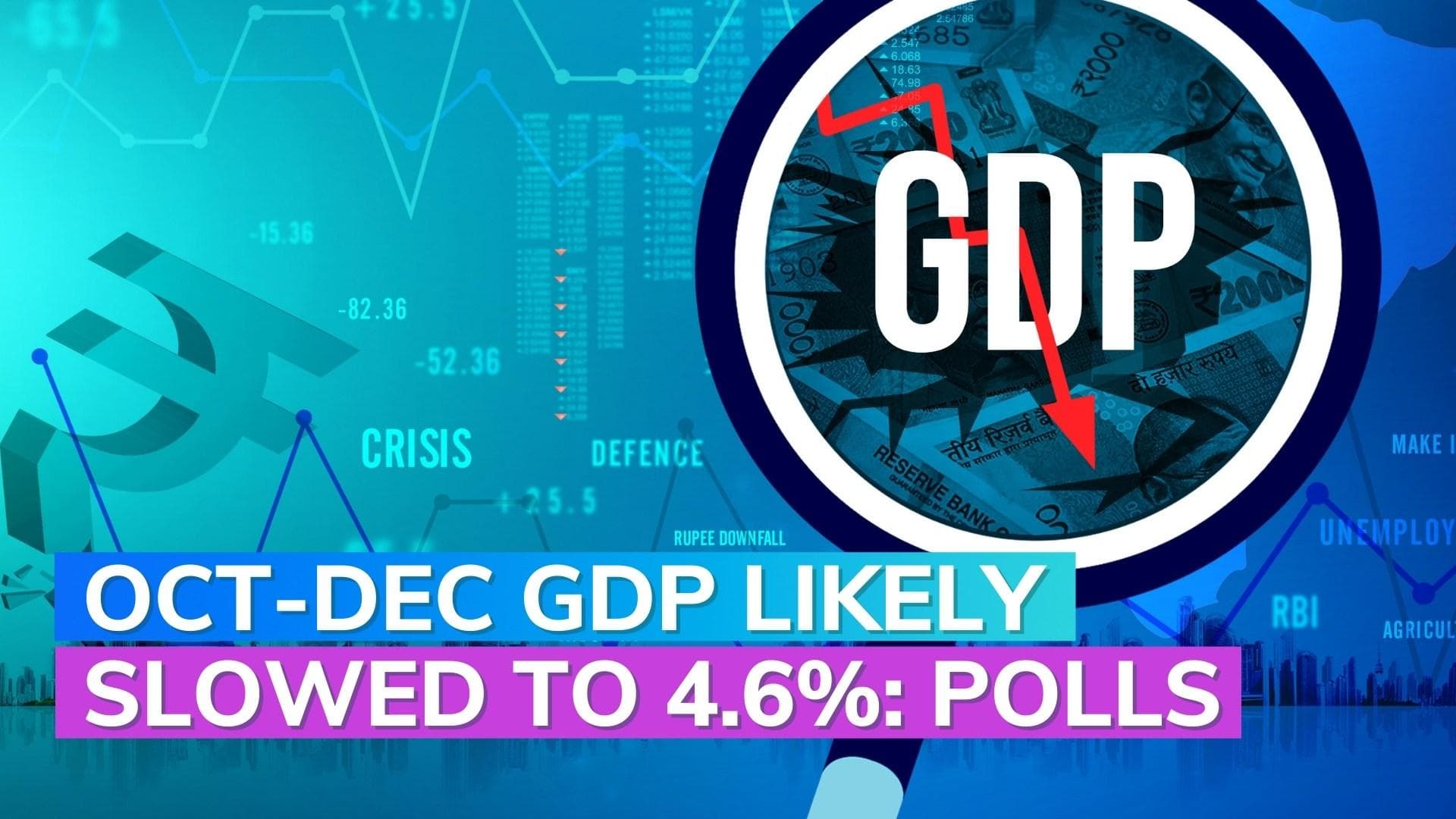October-December GDP expected to slow to 4.6%