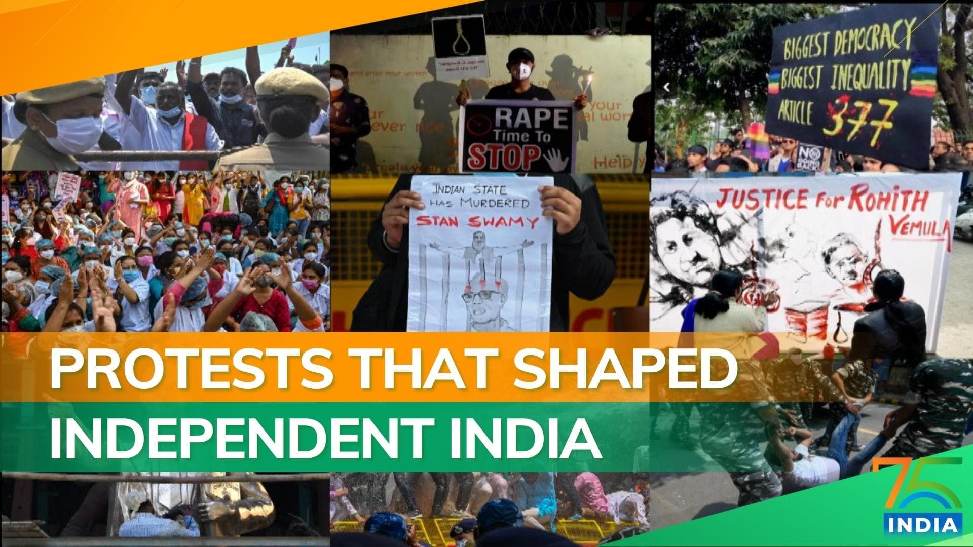  Independence Day 2022: Protests that shaped & shook the nation | India@75