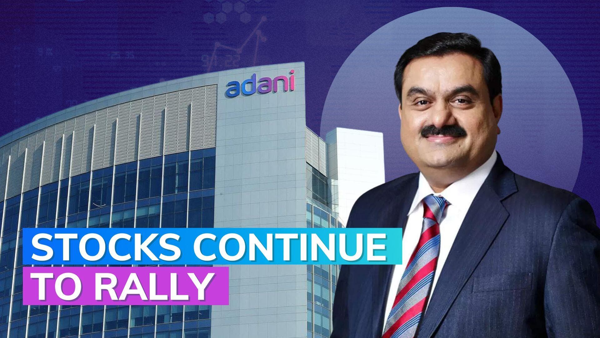 Adani group stocks rally continues, Adani enterprises up over 30% in last 4 days
