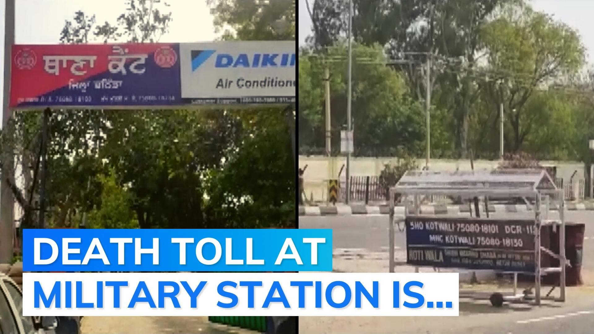 Punjab: shooting inside Bathinda military station; search ops underway, say reports