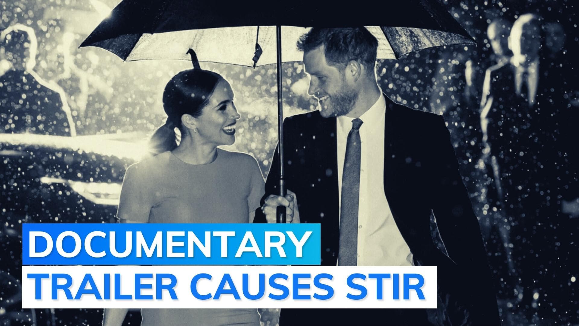 Footage from documentary on Harry and Meghan puts royal rift at forefront