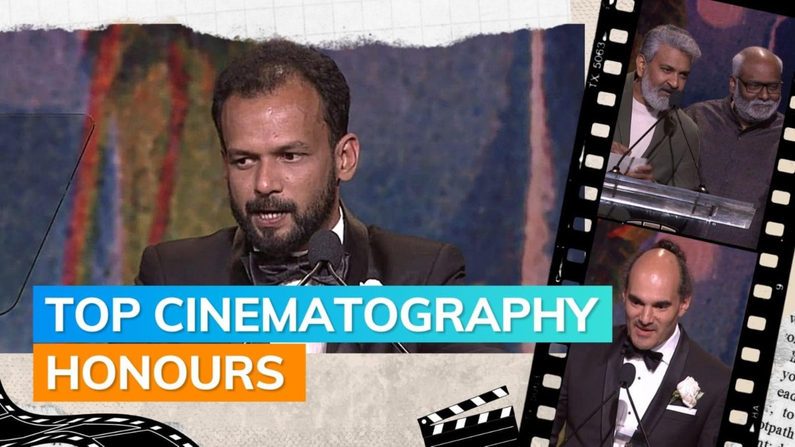 SS Rajamouli and MM Keeravani present ASC’s Best Documentary Award to Shaunak Sen’s ‘All That Breathes’