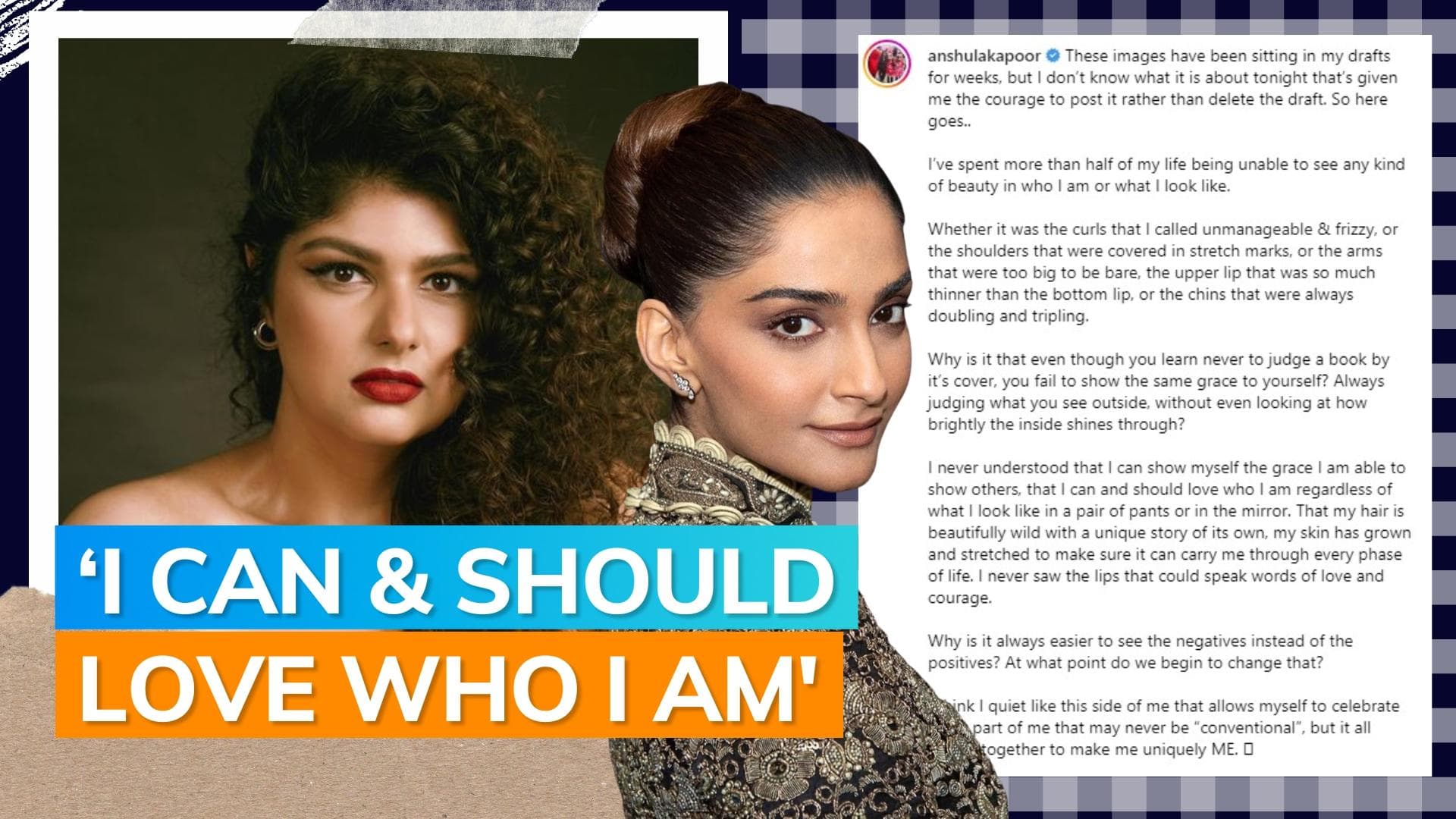 Anshula Kapoor opens up about not being able to see ‘any kind of beauty’ in herself; Sonam Kapoor reacts