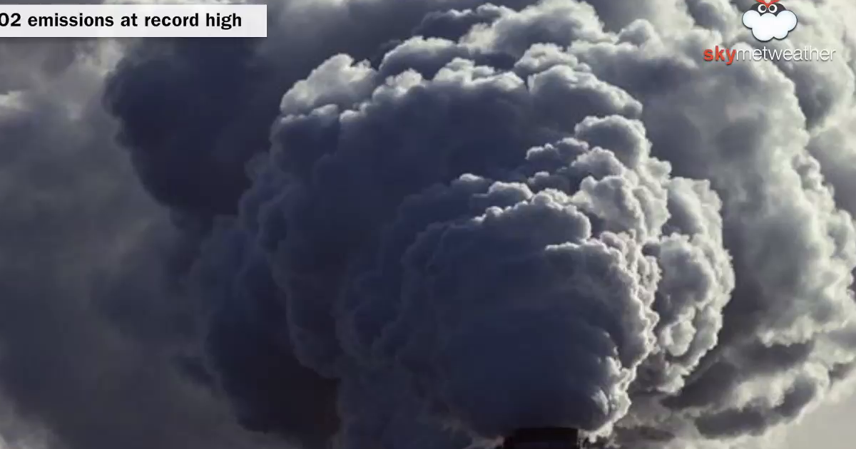 Carbon Dioxide emissions increase to a record high