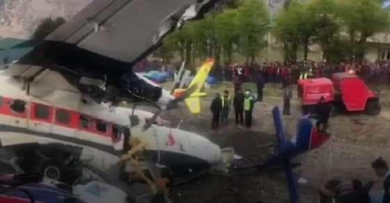 नेपाल में टेकऑफ के दौरान हेलिकॉप्टर से टकराया विमान, 3 की मौत