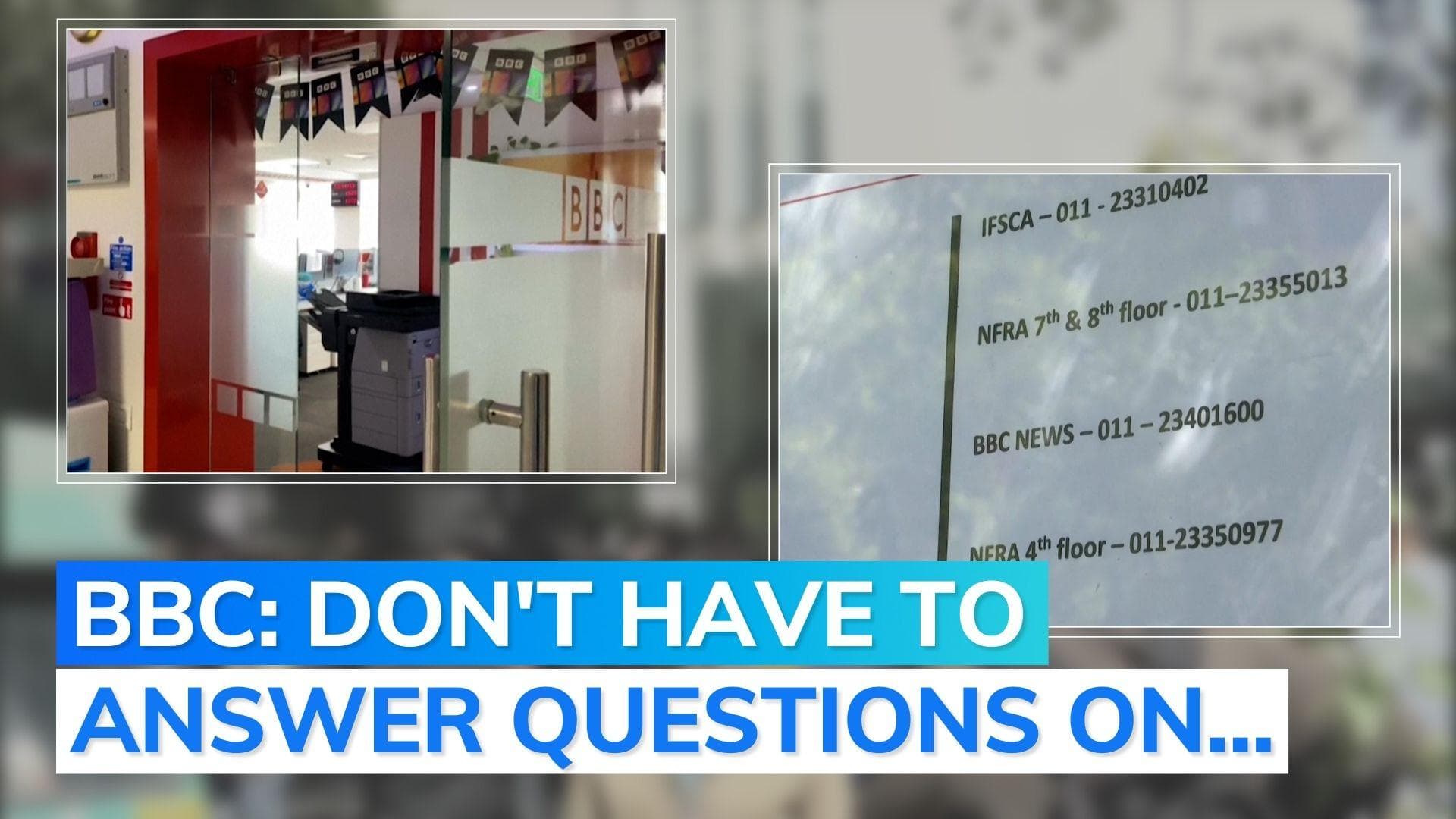 BBC's email to employees on Day 2 of tax probe: instructions to answer questions, work from home option