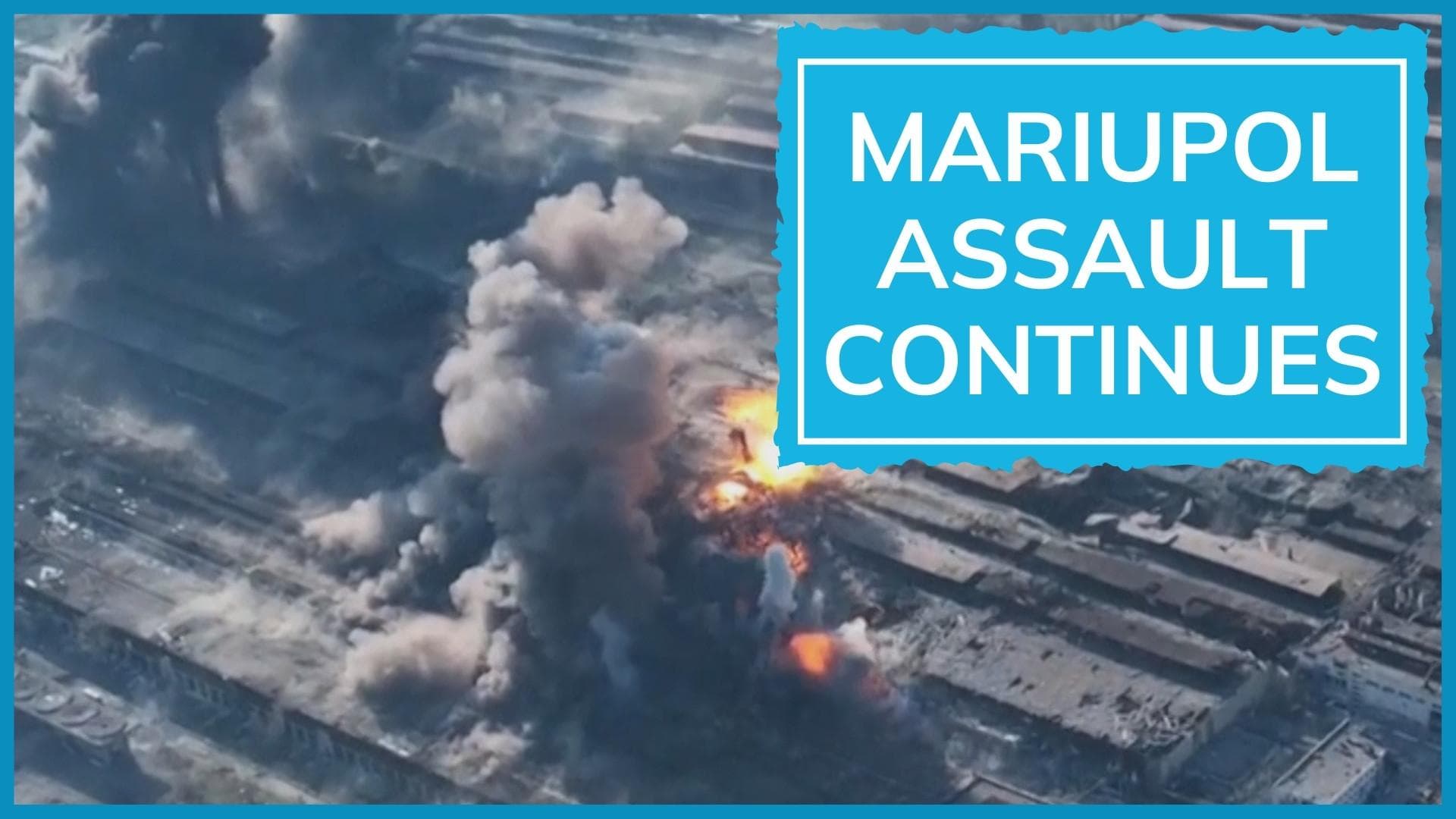 Watch: pro-Russia region releases video of Azovstal steel plant bombing