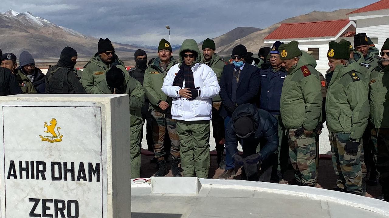 Rajnath opens Rezang La memorial. Remember the epic battle from 1962 India-China war