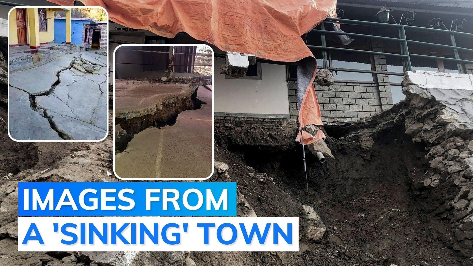 In photos: cracked walls, collapsed houses, helpless people as Joshimath 'sinks'