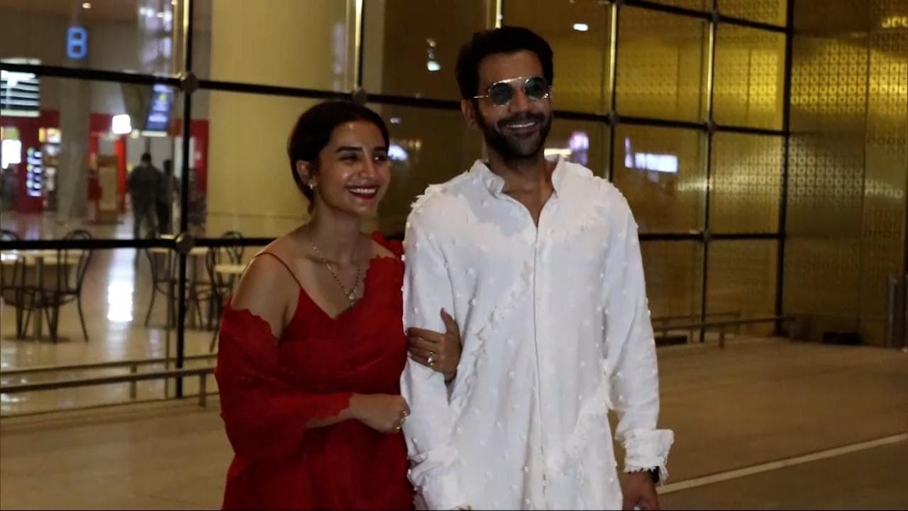 Rajkummar और Patralekha शादी के बाद लौटे मुंबई, पैपराजी के 'भाभी जी' बोलने पर यूं आया एक्ट्रेस का रिएक्शन