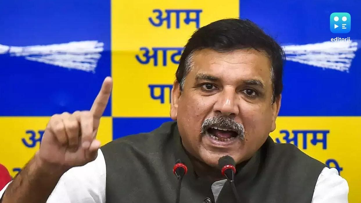Sanjay Singh accuses Delhi Police of raiding AAP workers' homes without notice