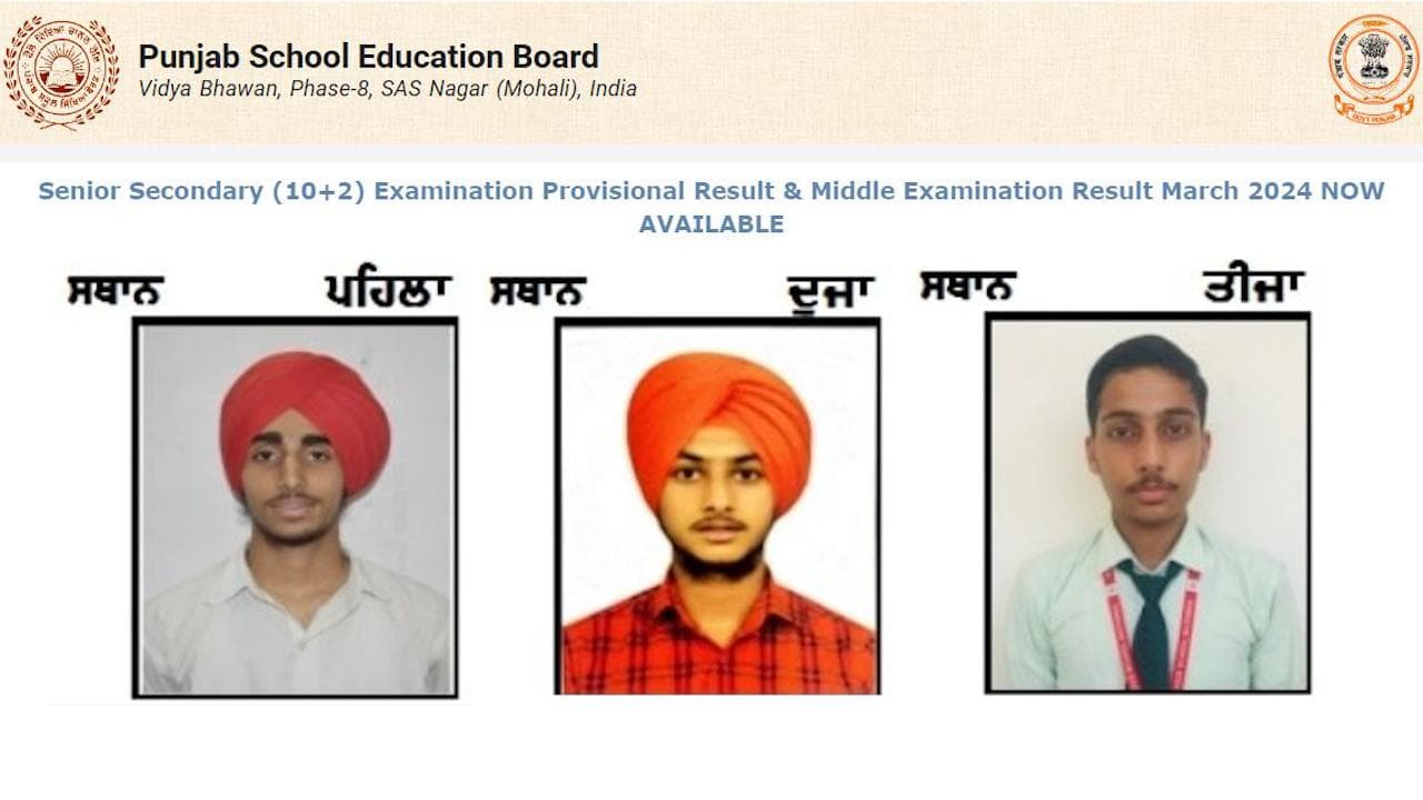 Punjab 12 exam result declared: boys bag top three spots