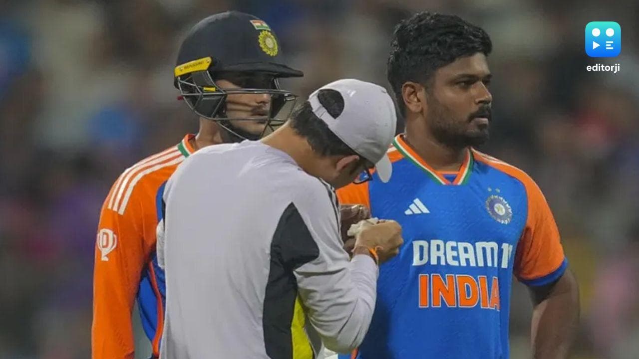 Sanju Samson sidelined for 5-6 weeks due to index finger fracture