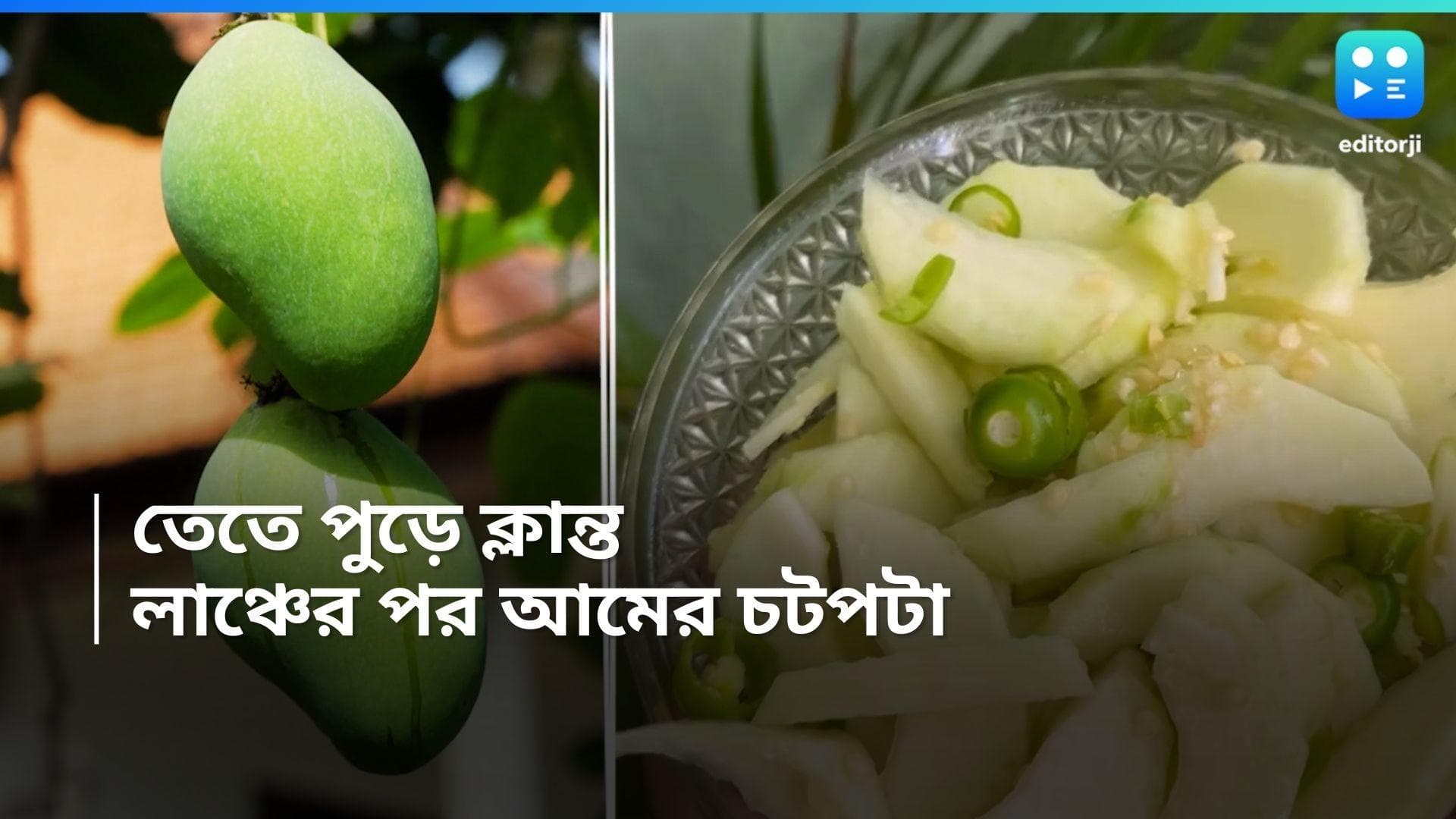 Kancha Aam chatpata : গরমে টক-ঝাল! বানিয়ে ফেলুন কাঁচা আমের চটপটা, শিখে নিন রেসিপি 