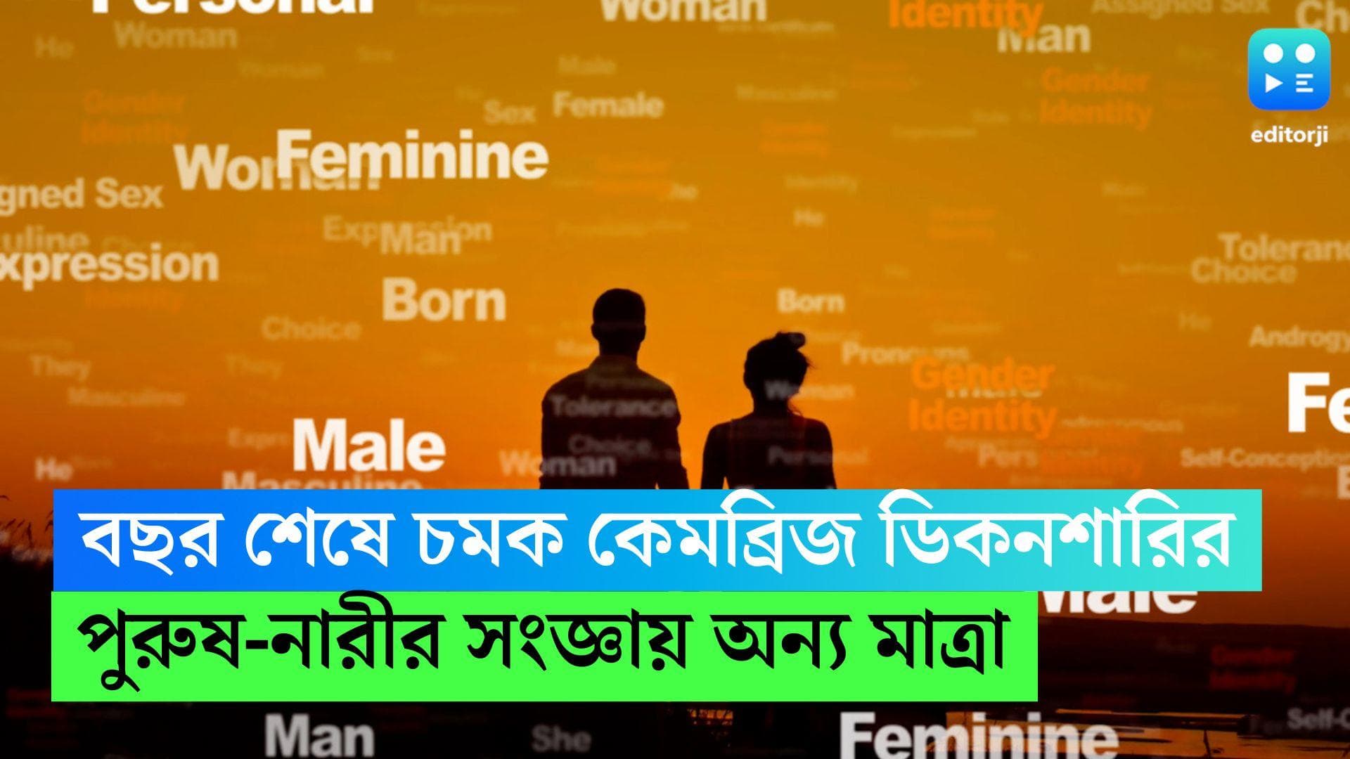 Cambridge dictionary: বছর শেষে চমক কেমব্রিজ ডিকনশারির, অন্য মাত্রা দেওয়া হল পুরুষ-নারীর সংজ্ঞায়