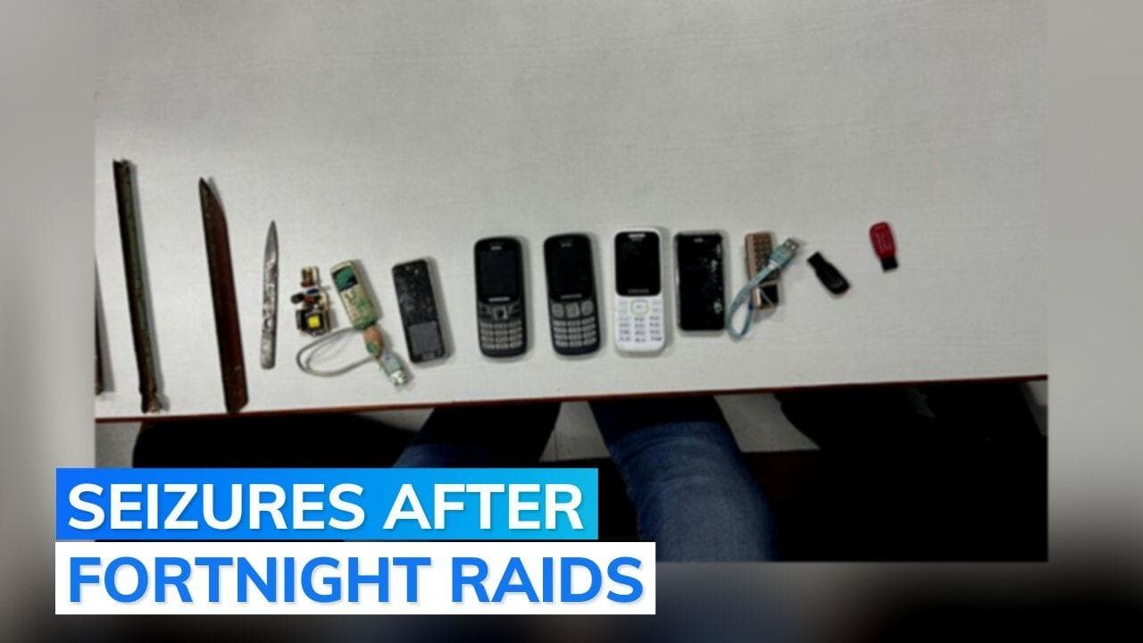 Five officials suspended after 117 phones recovered from Delhi jails