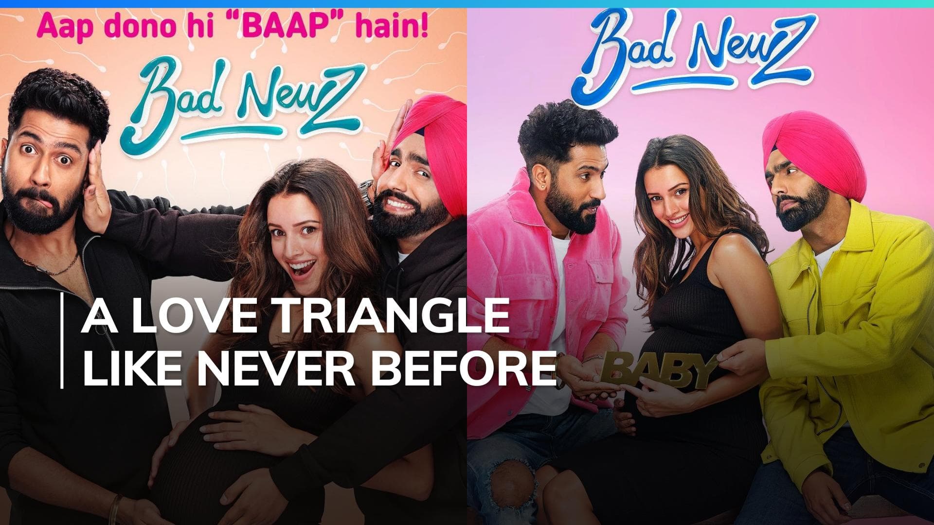 'Bad Newz' trailer: Vicky, Triptii, Ammy's film is a rollercoaster of emotions with a shocking surprise 