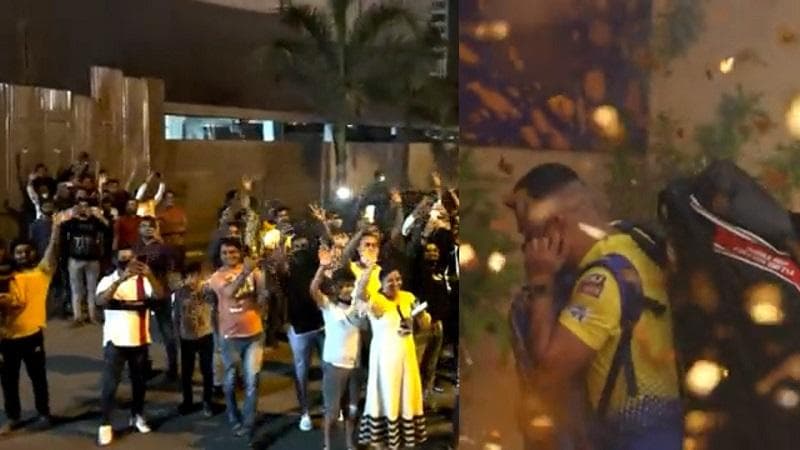 IPL 2022: fans fill up the streets of Surat to welcome MS Dhoni-led CSK