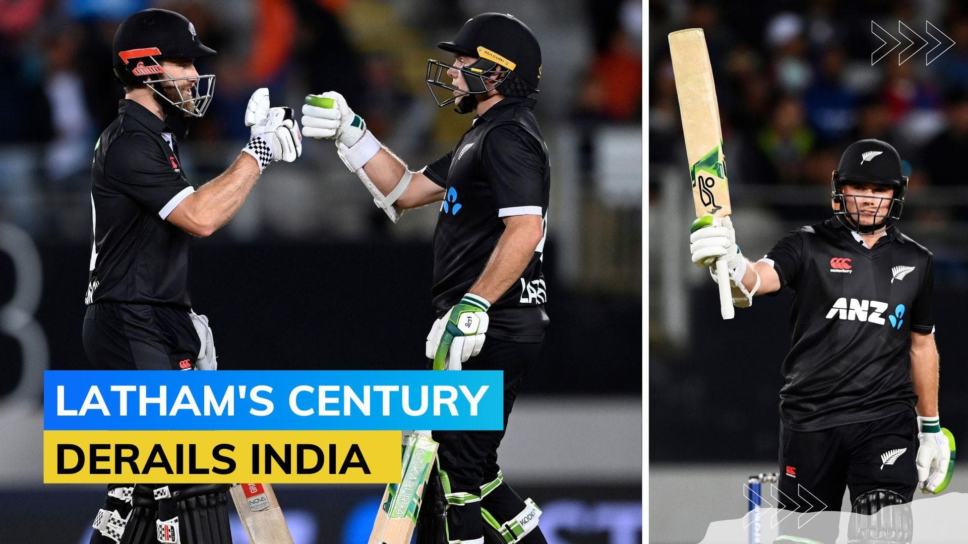 IND vs NZ 1st ODI: Latham, Williamson power New Zealand to a 7-wicket win over India in 1st ODI