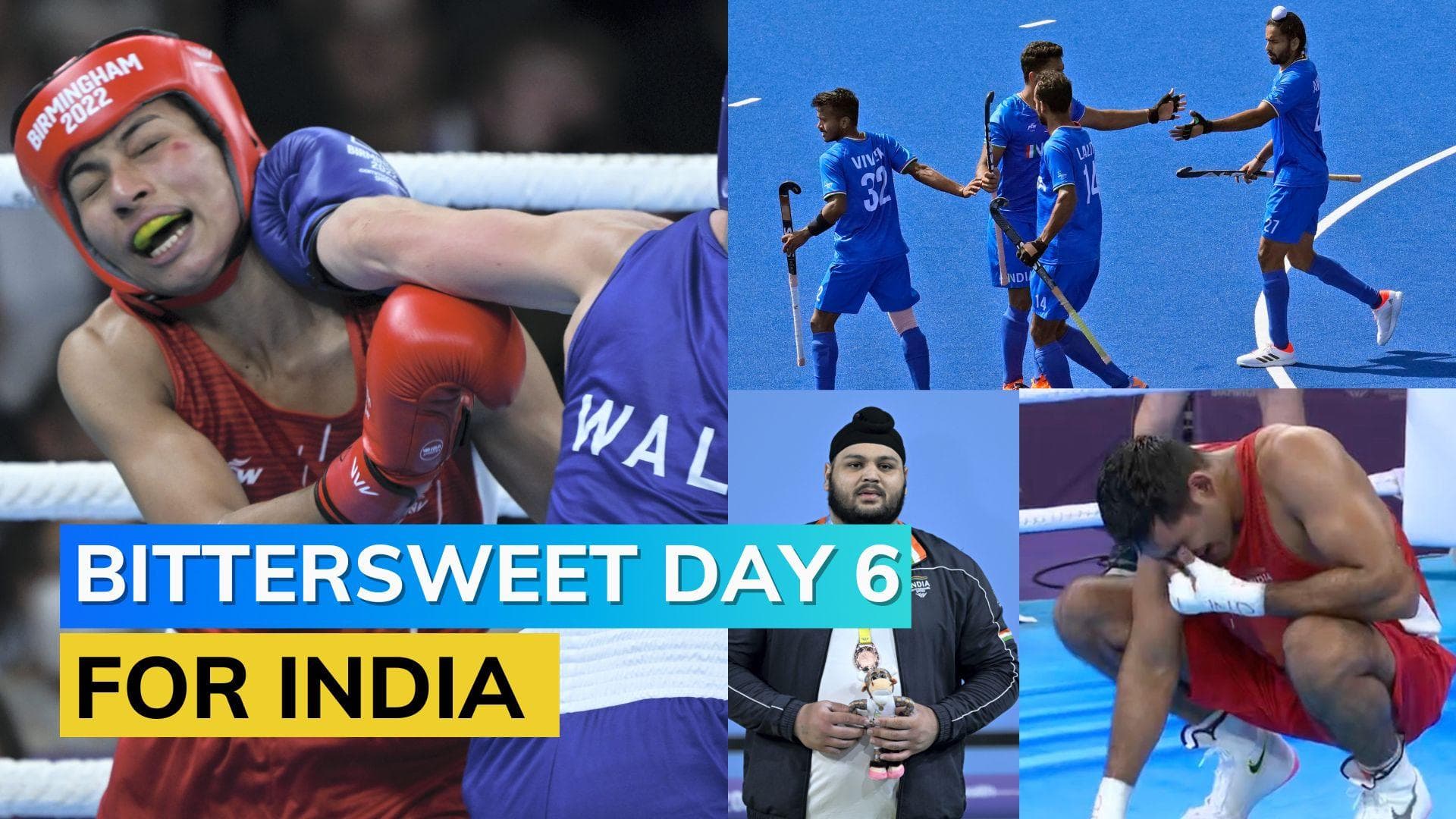 CWG Day 6: Overnight Round-up - Gurdeep Singh clinches bronze, Tejaswin's historic medal & other results
