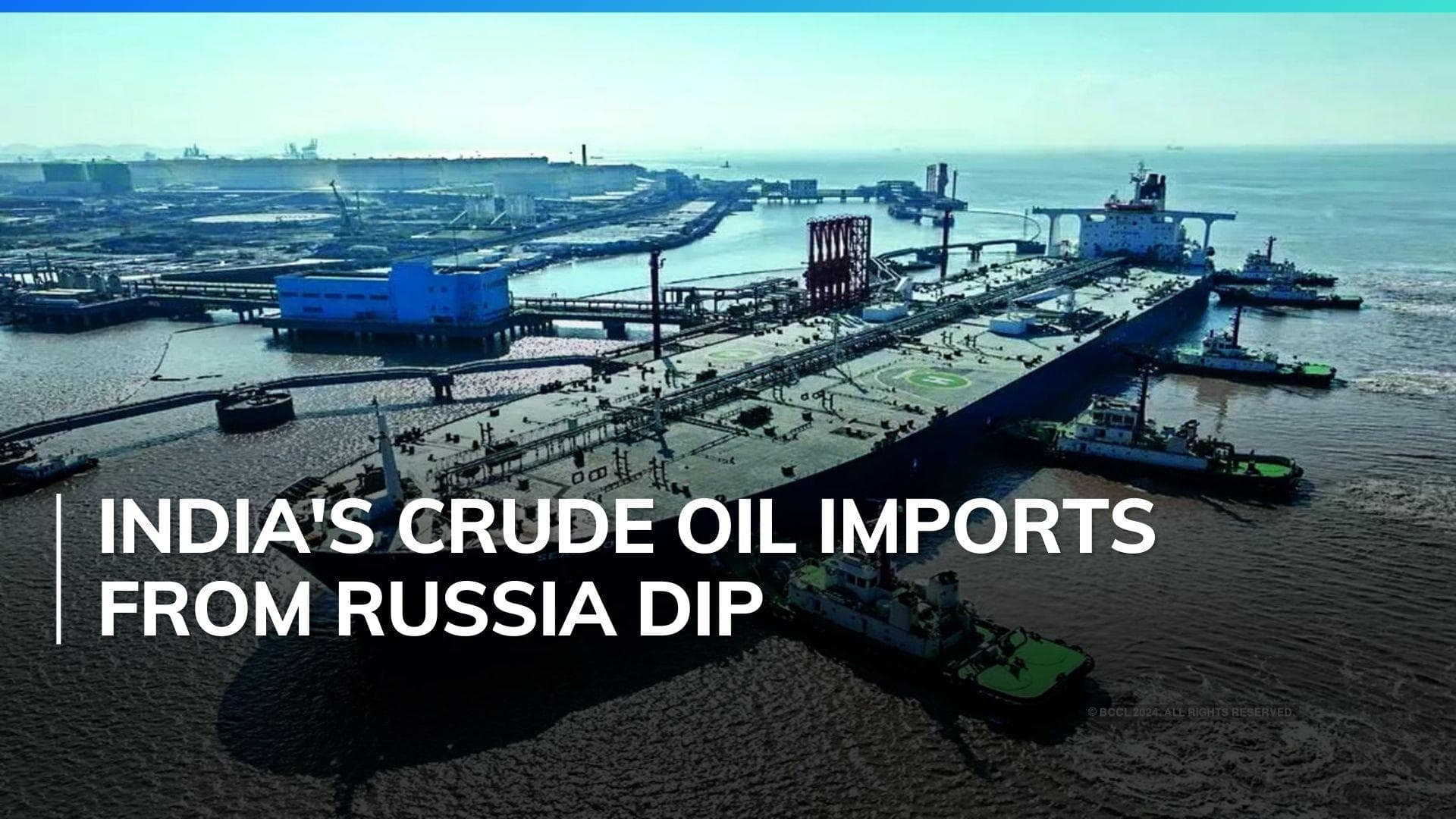 India's crude oil imports from Russia plummet to 12-month low