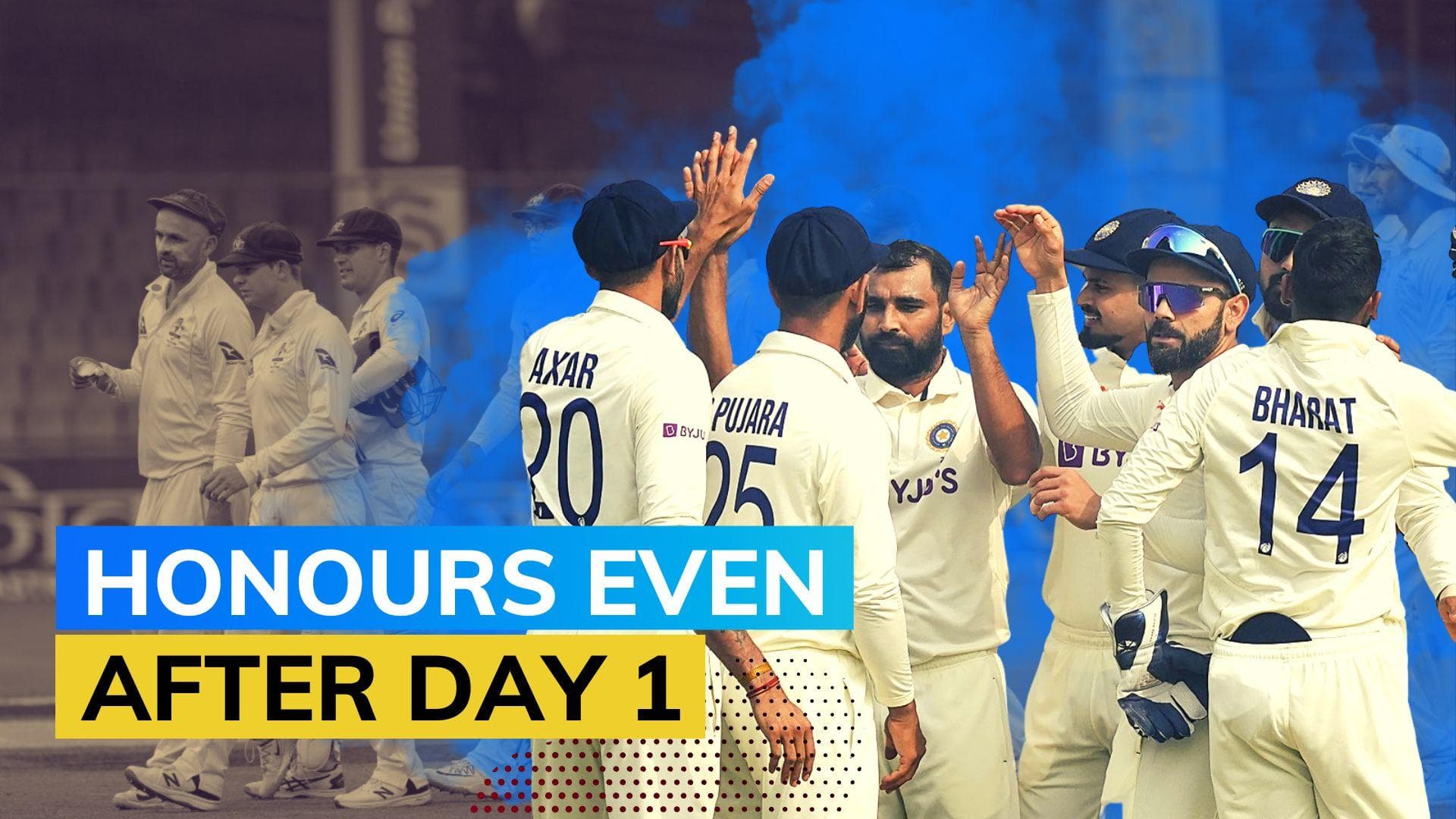 IND vs AUS, 2nd Test: Australia post 263 despite Shami's 4-fer, hosts finish day 1 at 21/0