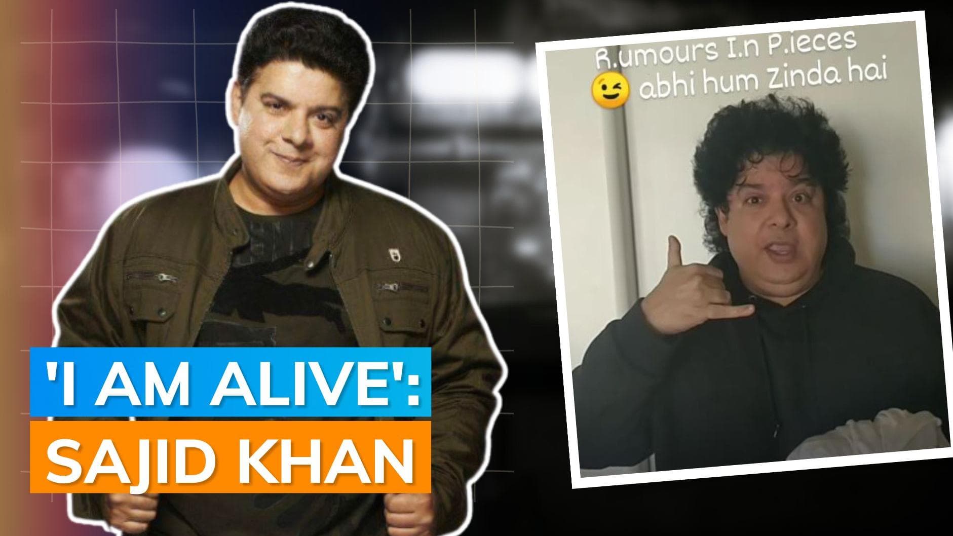 Director Sajid Khan clarifies after getting mistaken for deceased 'Mother India' actor