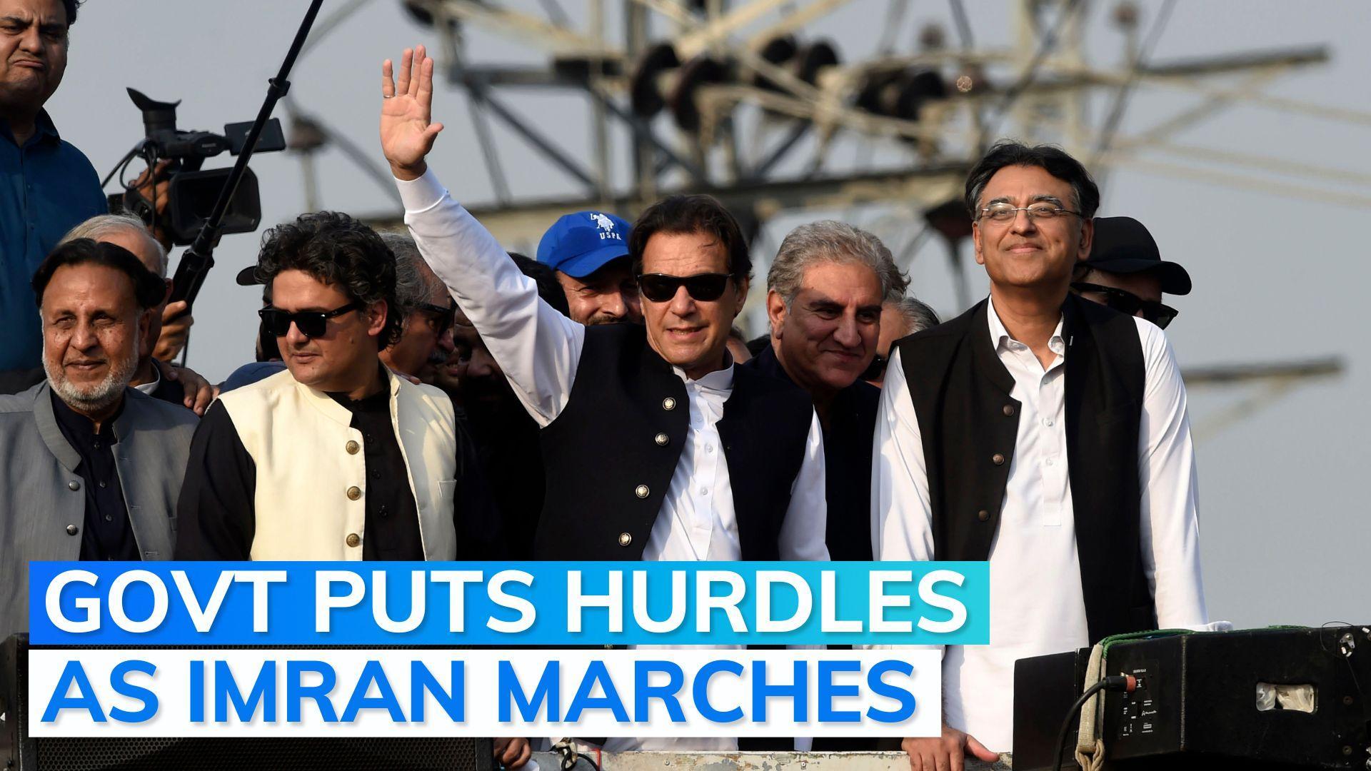 Imran Khan's long march: Islamabad hotels told to refuse PTI cadre