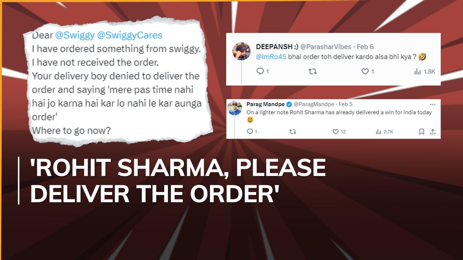 'Mere paas time nahi hai...': woman claims delivery agent refused order, Swiggy reacts