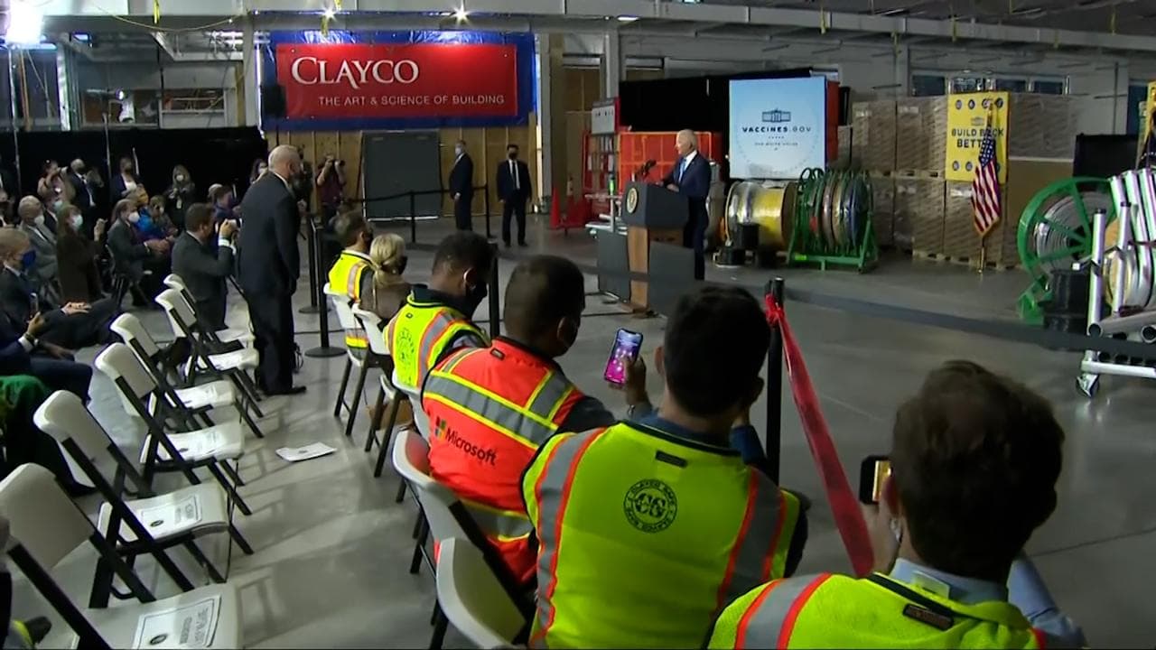 Biden's boldest move on Covid-19 vaccine hesitancy: 84mn U.S. workers told to vaccinate or do weekly test