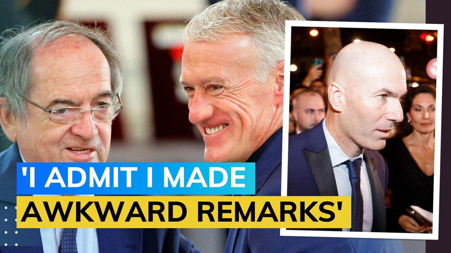 French FA President apologises for disrespectful remarks on Zidane after facing backlash