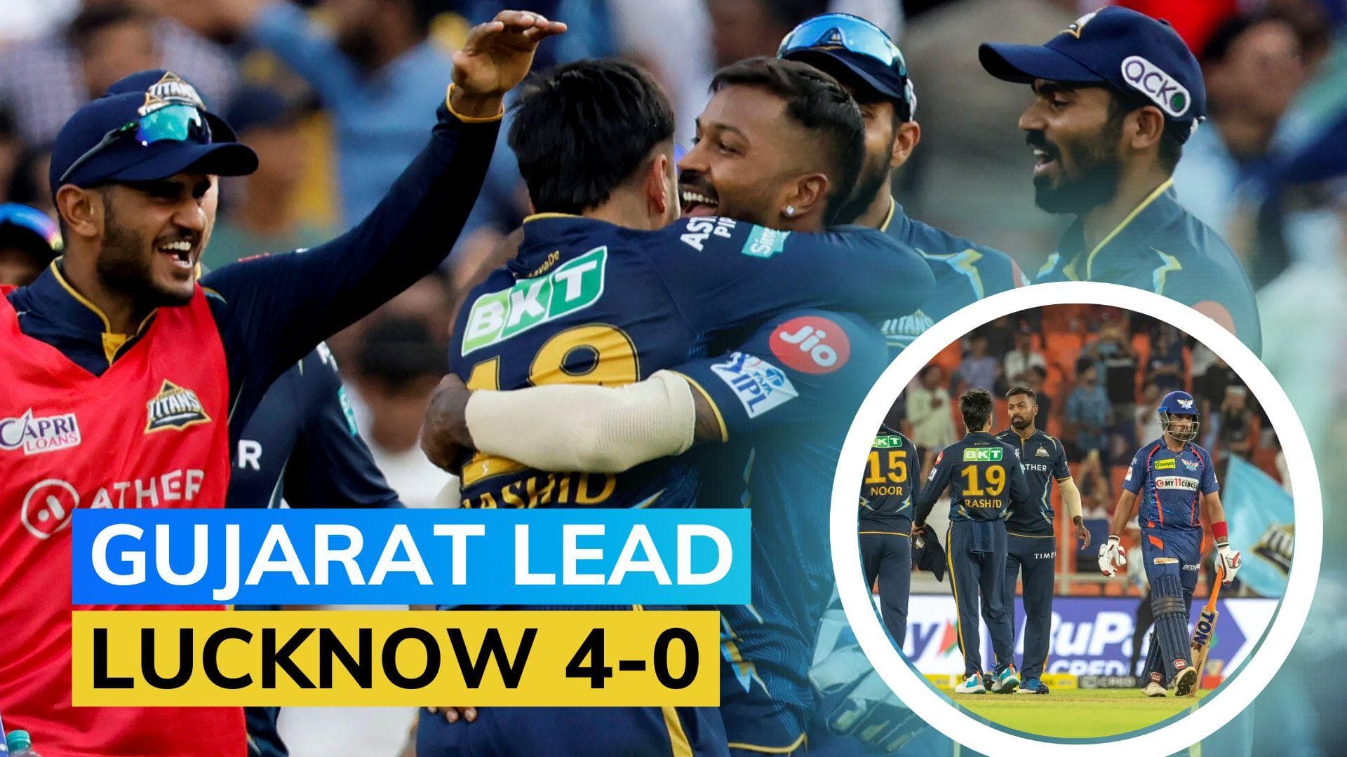 IPL 2023, GT vs LSG: Lucknow succumb to a big run-chase, lose by 56 runs