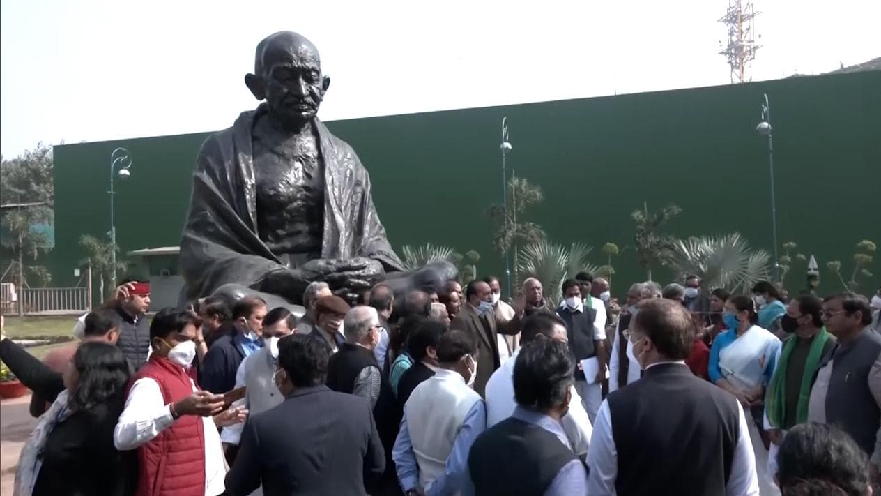 Rajya Sabha deadlock: suspended Opposition MPs to hold protest, Rahul asks apology for what?