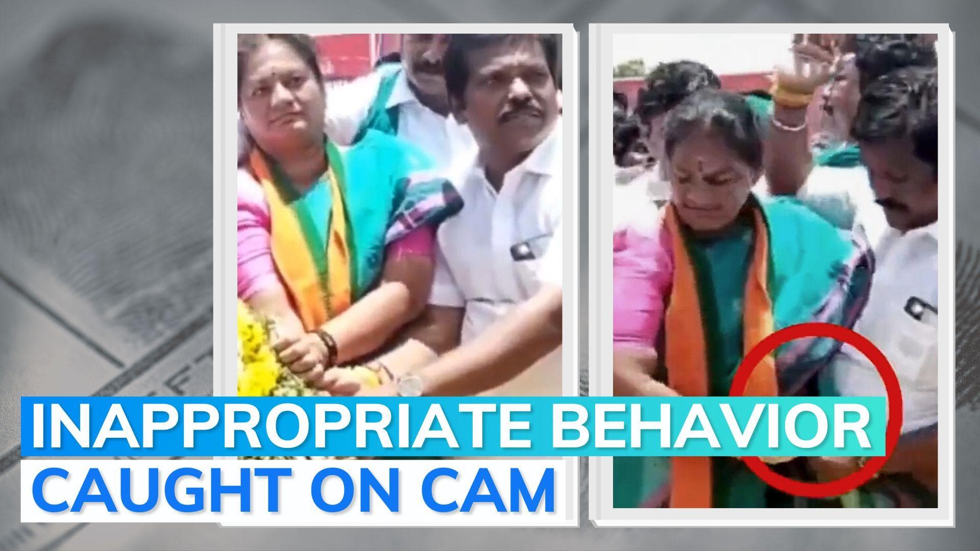 Video: BJP leader Sasikala Pushpa allegedly sexually harassed at an event, DMK shares clip