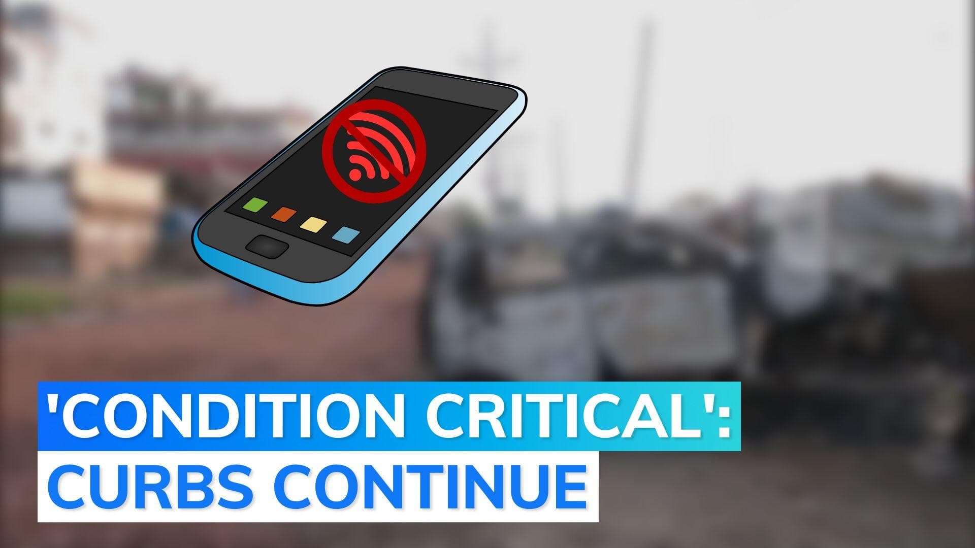 Nuh violence: mobile internet shutdown to continue till August 5