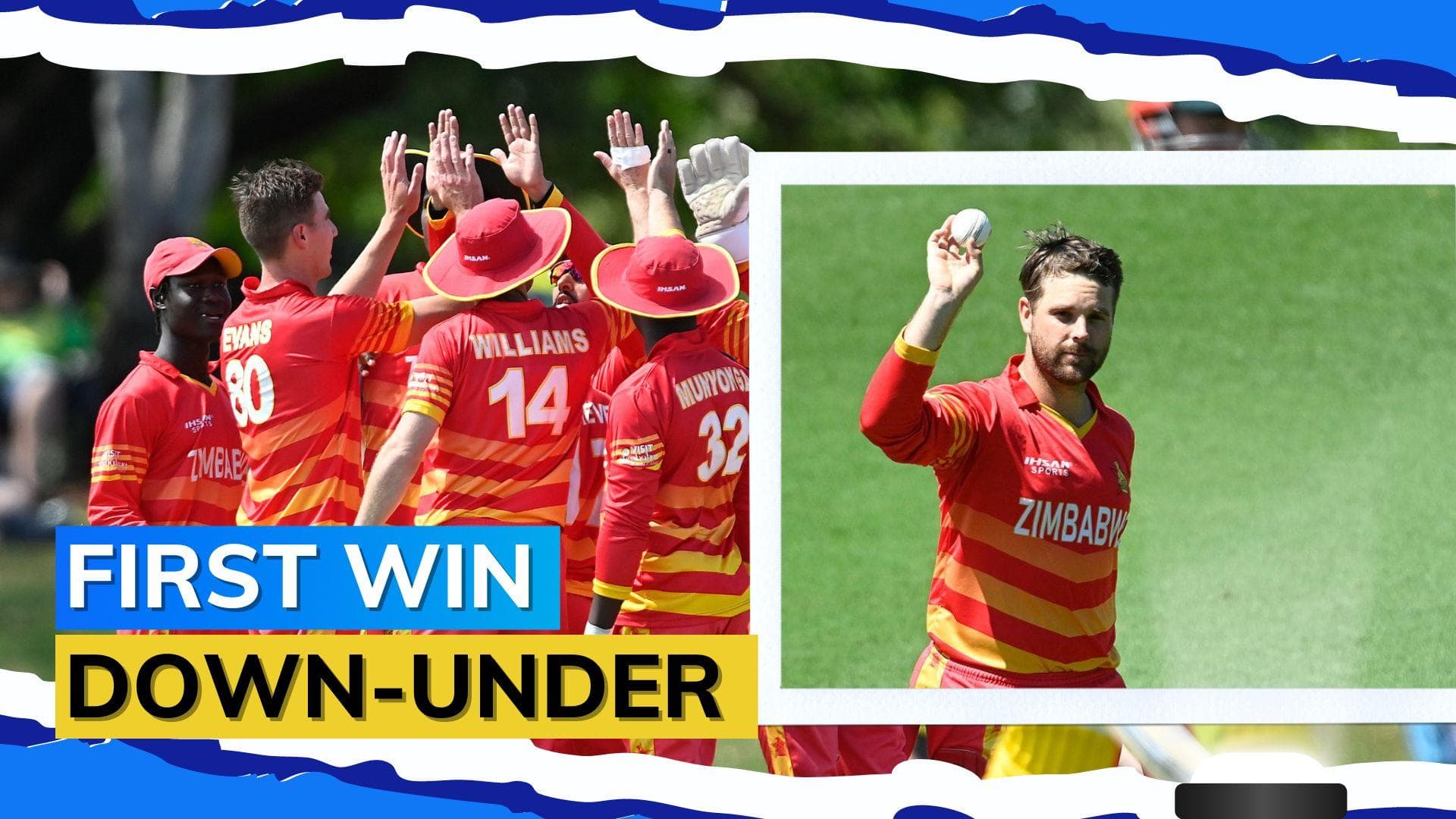 HISTORIC! Ryan Burl shines as Zimbabwe shock Australia Down Under