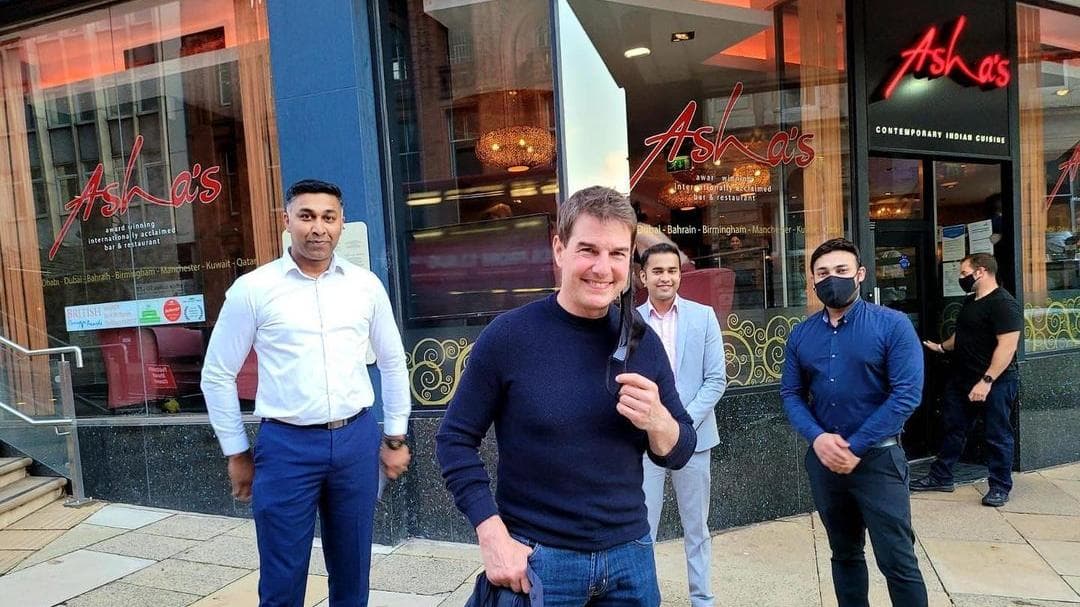 Singer Asha Bhosle is elated as Tom Cruise visits her UK restaurant