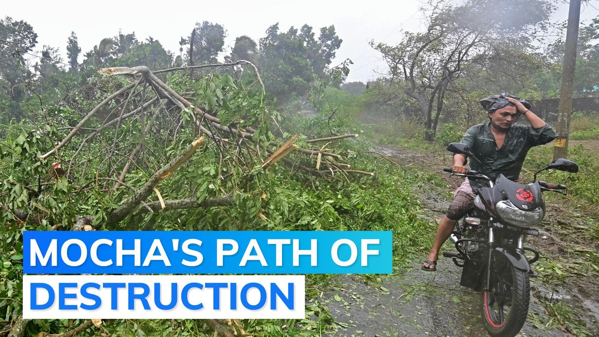 Cyclone Mocha: Myanmar coastal towns heavily hit, Bangladesh avoids storm fury