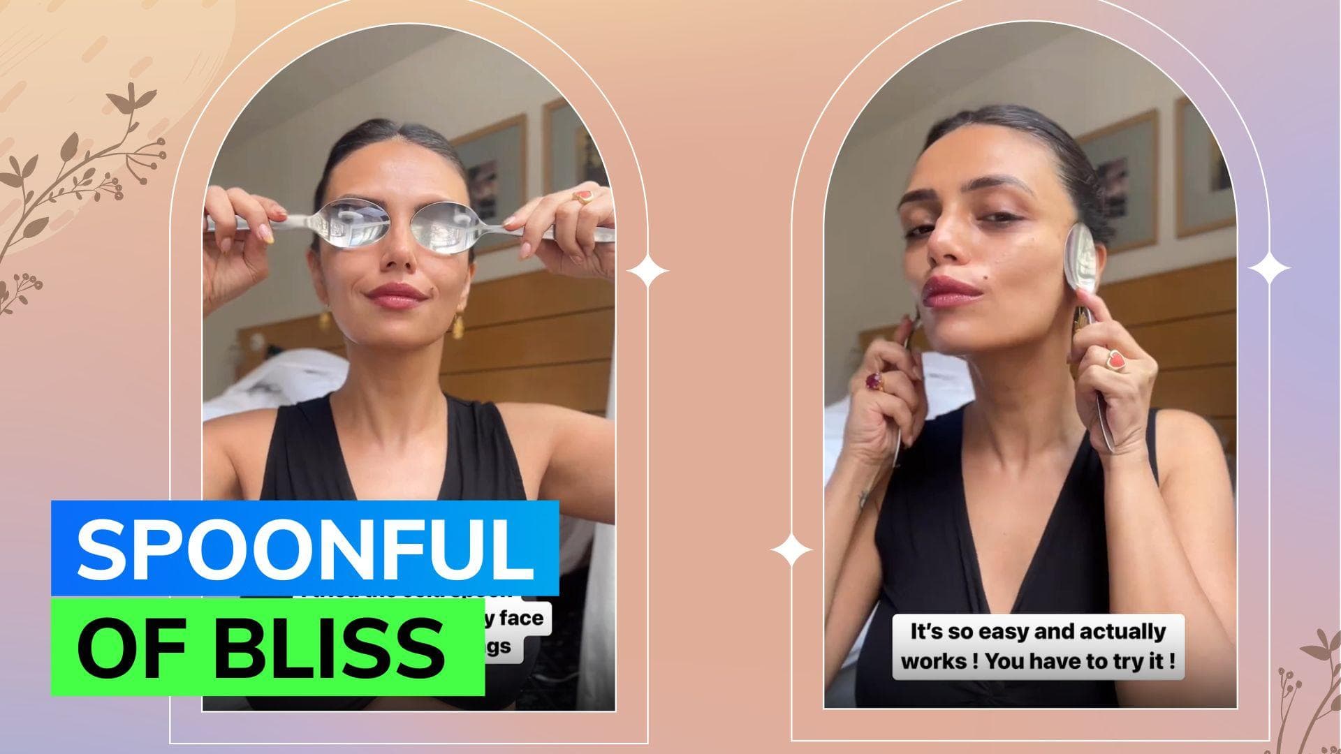 Roshni Chopra shares 'cold spoon massage' technique; know its benefits 