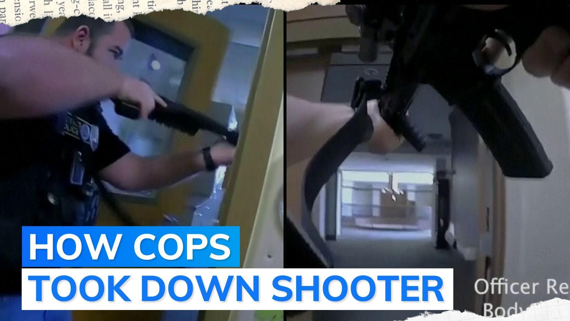 Nashville school shooting: police release body camera footage