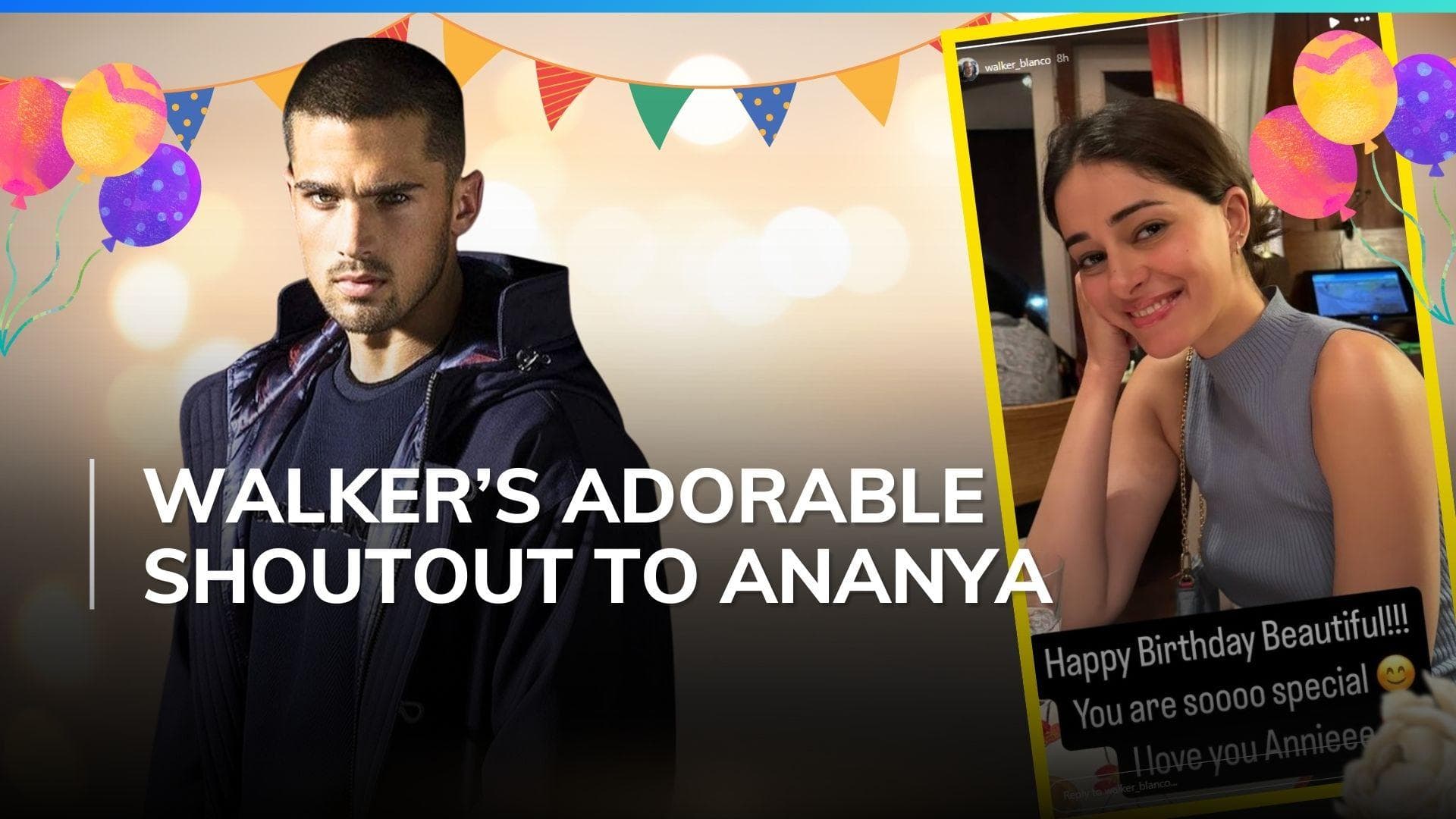 Walker Blanco declares his love for Ananya Panday in a birthday post and we're swooning!