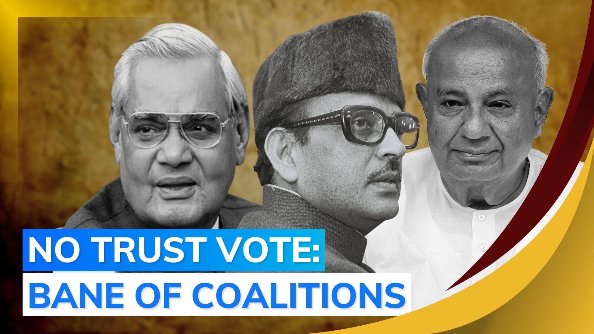 No trust motion: 3 times when no-confidence motion led to fall of Indian government