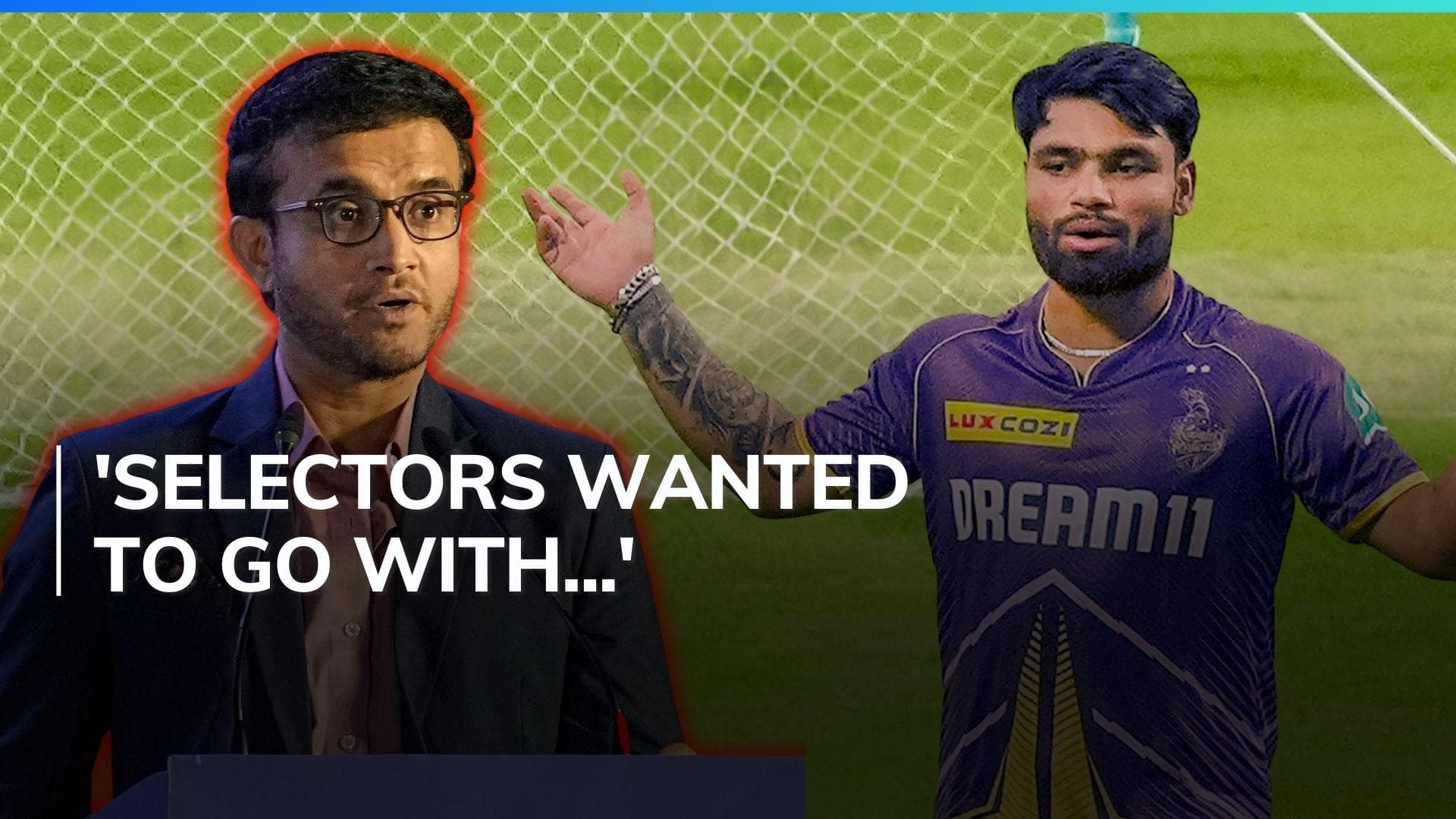 Sourav Ganguly reacts to Rinku Singh missing out in India's squad for T20 World Cup 2024