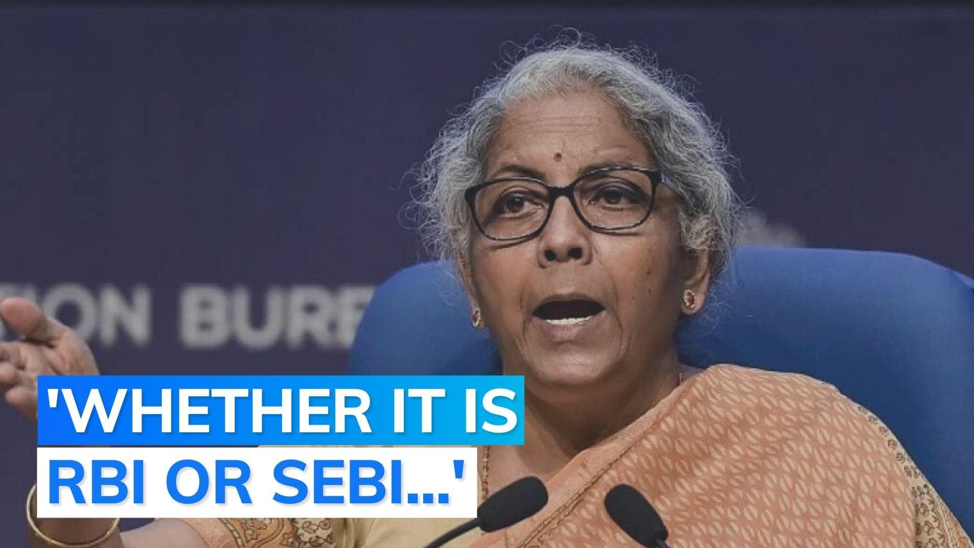 Amid Adani row, FM says regulators should be on their toes to keep market stable