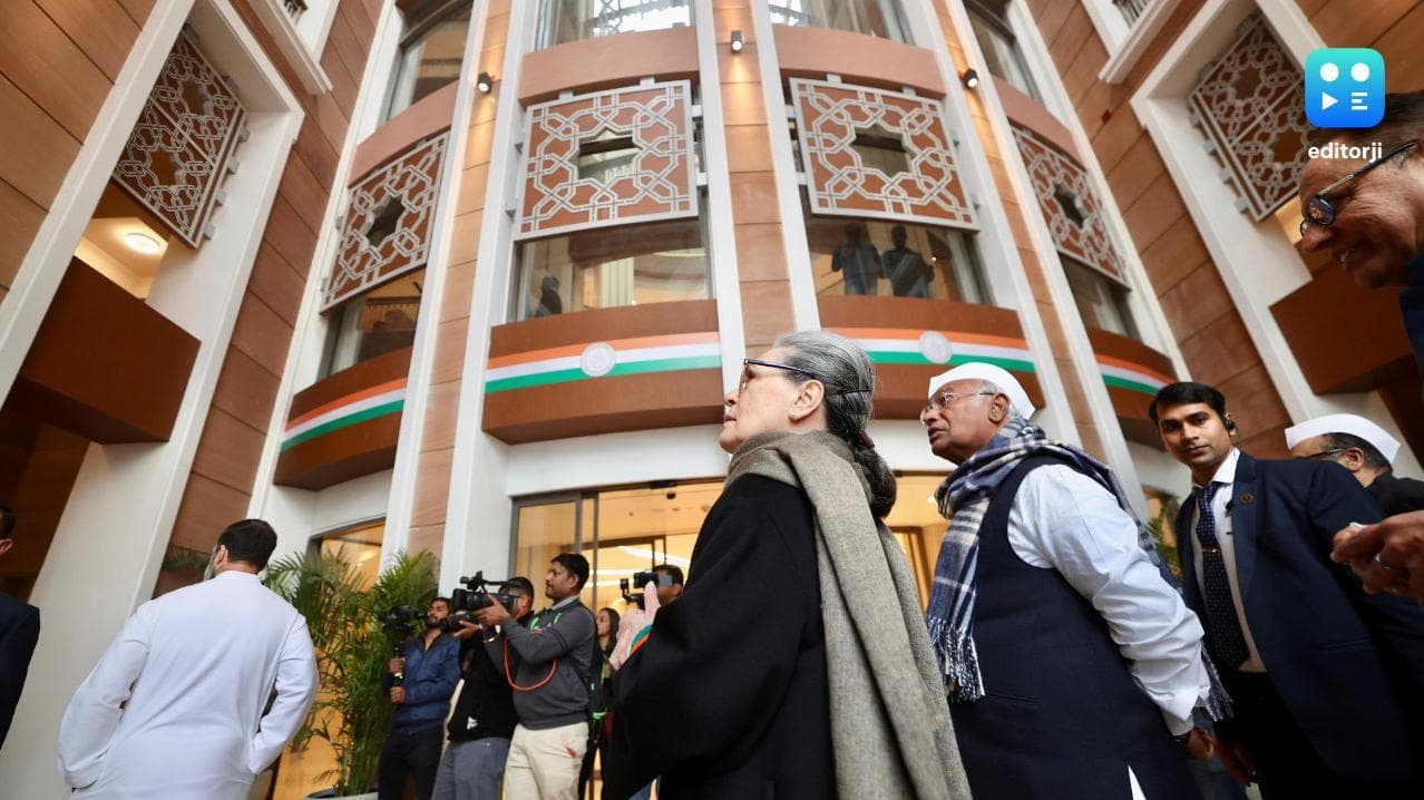 Sonia Gandhi inaugurates Congress’ new Kotla Road headquarters —  ‘Indira Bhawan’