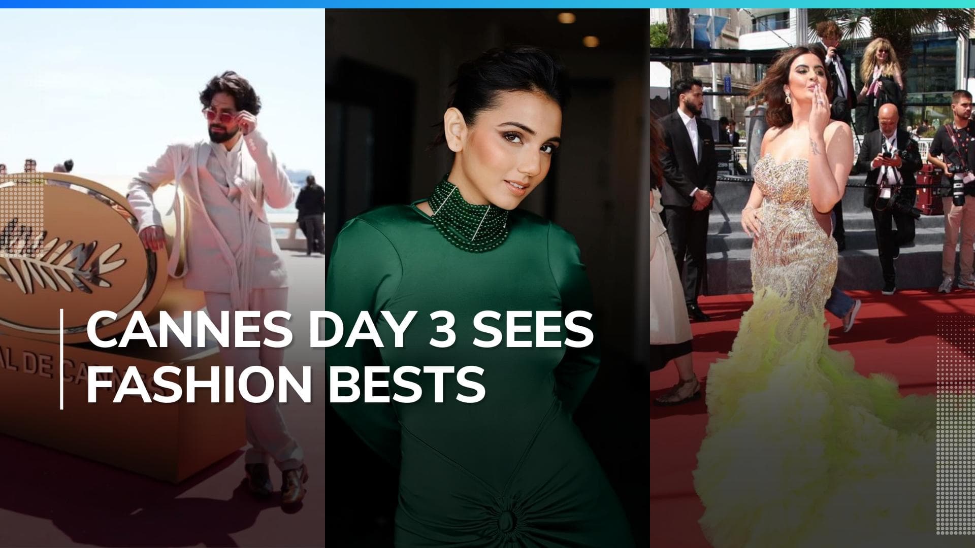 Cannes 2024: Ankush Bahuguna, Masoom Minawala wear their sartorial bests on Day 3 | Watch
