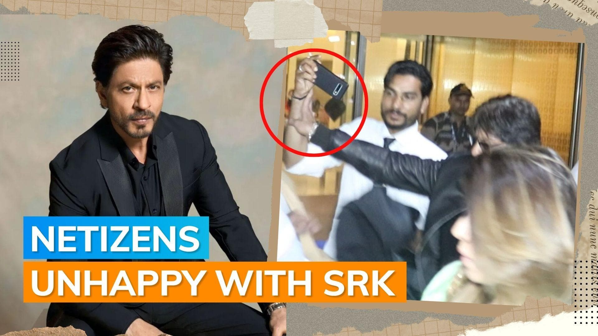 Shah Rukh Khan stops fan from taking selfie with him at Mumbai airport, pushes his hand away