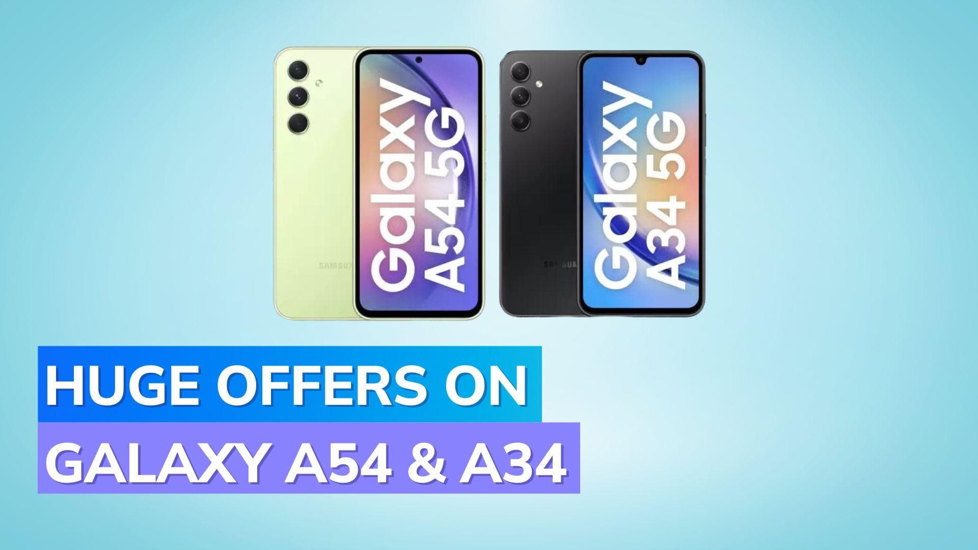 Samsung unveils unmissable offers on Galaxy A54 5G & Galaxy A34 5G: Huge discounts await!